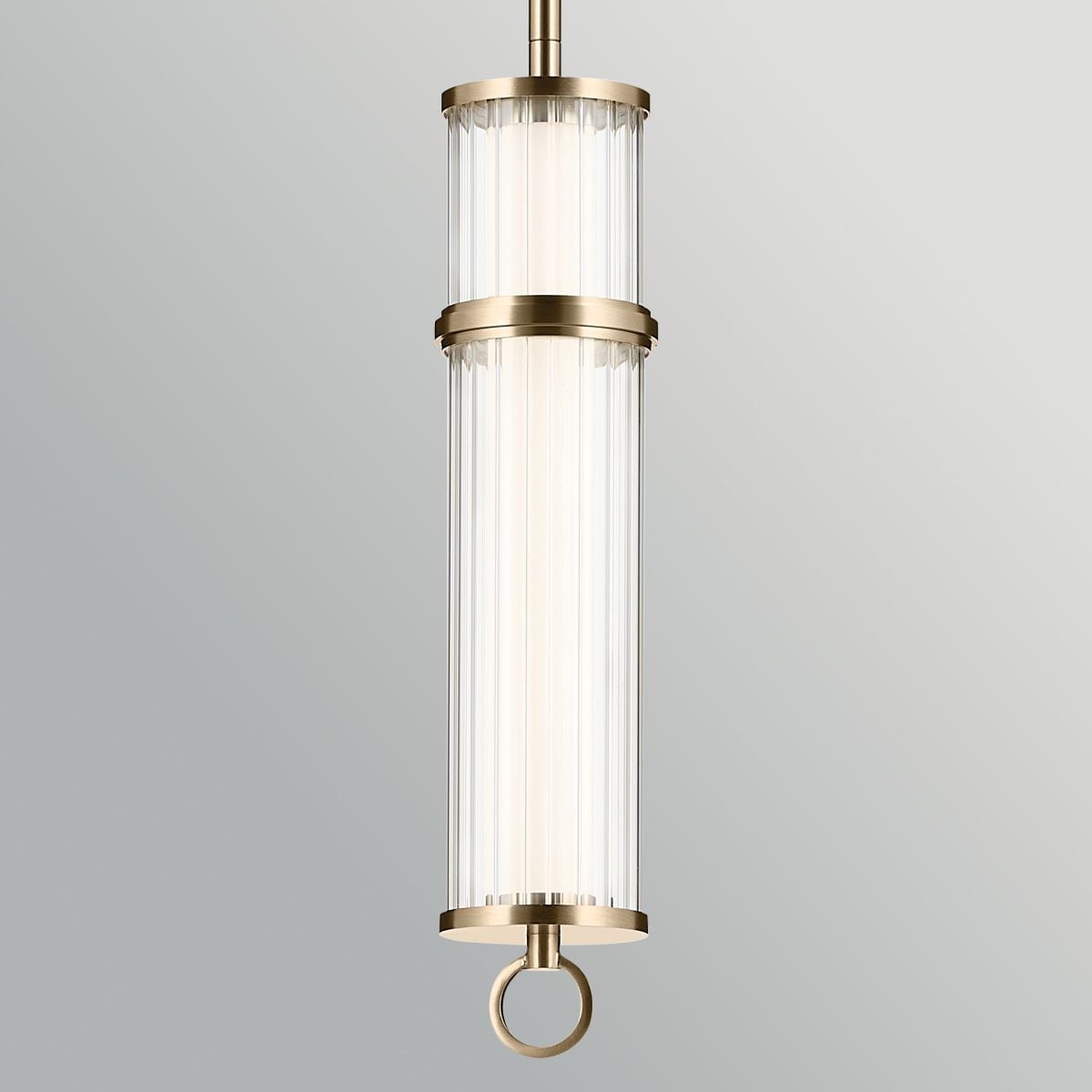 Kichler Riven LED Pendant in Champagne Bronze