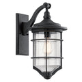 Kichler Royal Marine Medium Outdoor Wall Lantern in Distressed Black