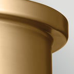 Kichler Serca Large Flush in Brushed Natural Brass
