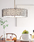 Kichler Silver Coral Duo-Mount Pendant Light in Silver