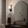 Kichler Vetivene Bathroom Wall Light in Black