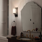 Kichler Vetivene Bathroom Wall Light in Black