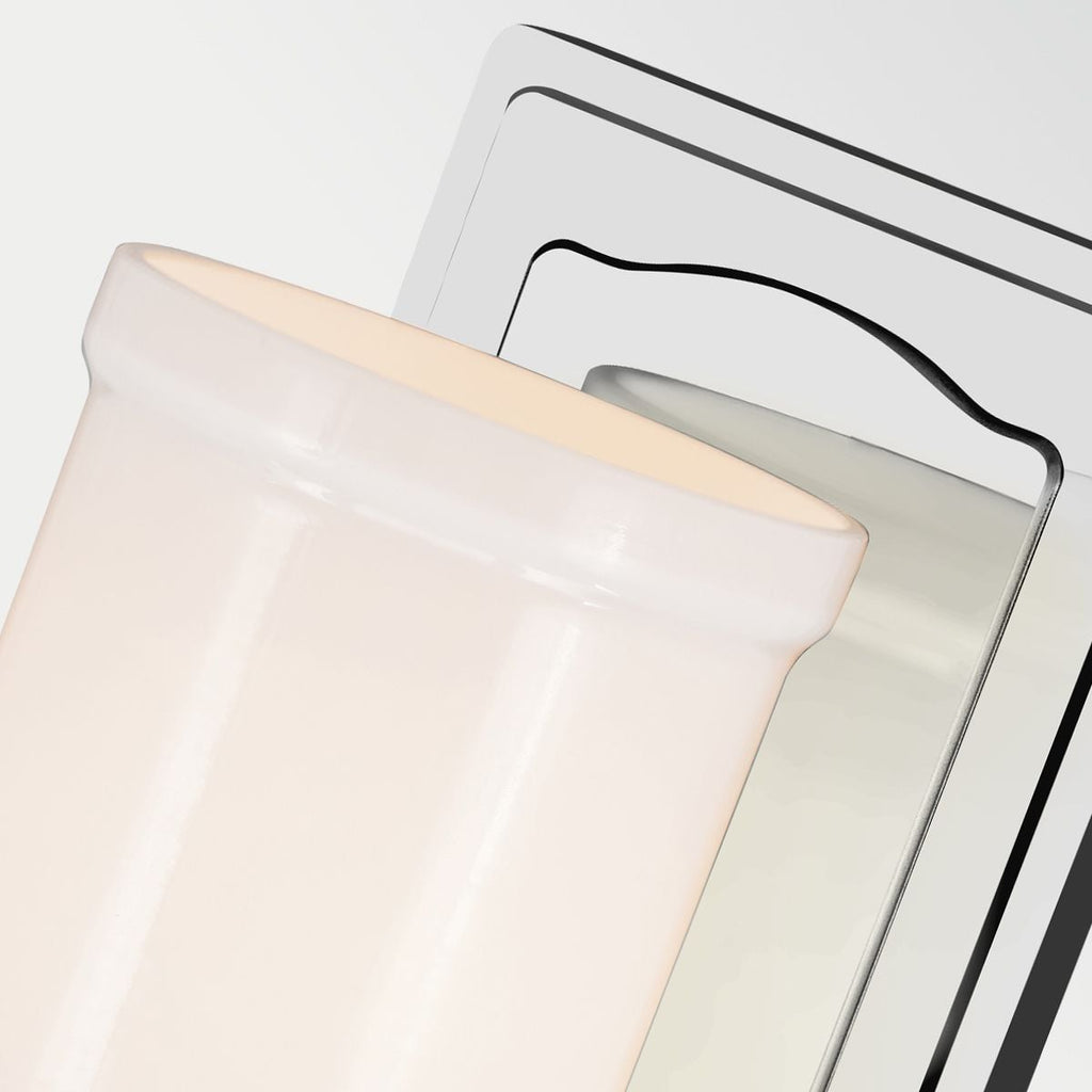 Kichler Vetivene Bathroom Wall Light in Polished Chrome