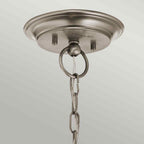 Kichler Waverly 3 Light Chandelier in Classic Pewter