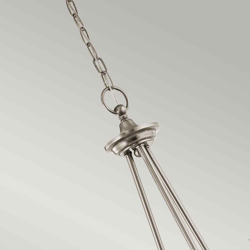 Kichler Waverly 5 Light Chandelier in Classic Pewter