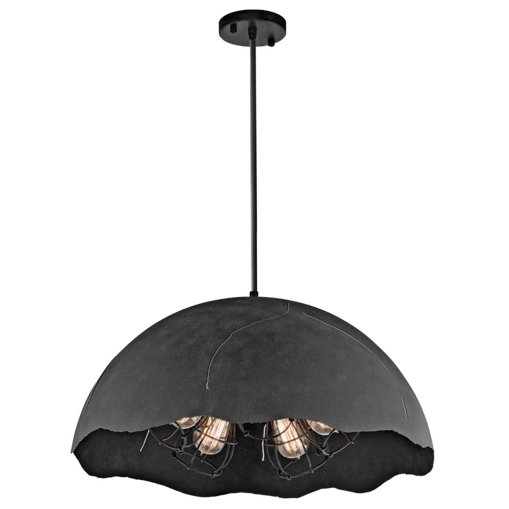 Kichler Fracture 5 Light Pendant Weathered Zinc KL-FRACTURE-P-L