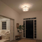 Kichler Lacey 4 Light Semi Flush Ceiling Light in Antique Pewter
