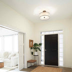 Kichler Lacey 4 Light Semi Flush Ceiling Light in Mission Bronze