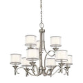 Kichler Lacey 9 Light Chandelier in Antique Pewter