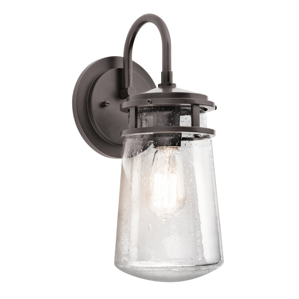 Kichler Lyndon Medium Outdoor Wall Lantern in Architectural Bronze