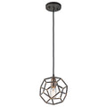 Kichler KL/ROCKLYN/MP RS Rocklyn 1Lt Raw Steel Pendant Light