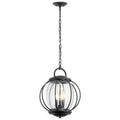 Kichler Vandalia Medium Outdoor Chain Lantern in Textured Black