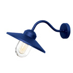 Elstead Klampenborg Outdoor Wall Lantern in Navy Blue