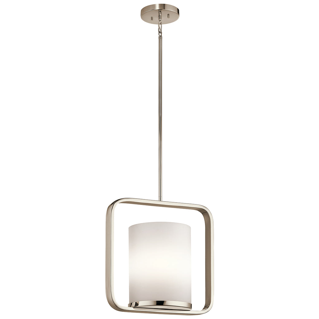 Kichler City Loft Medium Pendant Light in Polished Nickel
