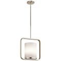 Kichler City Loft Medium Pendant Light in Polished Nickel