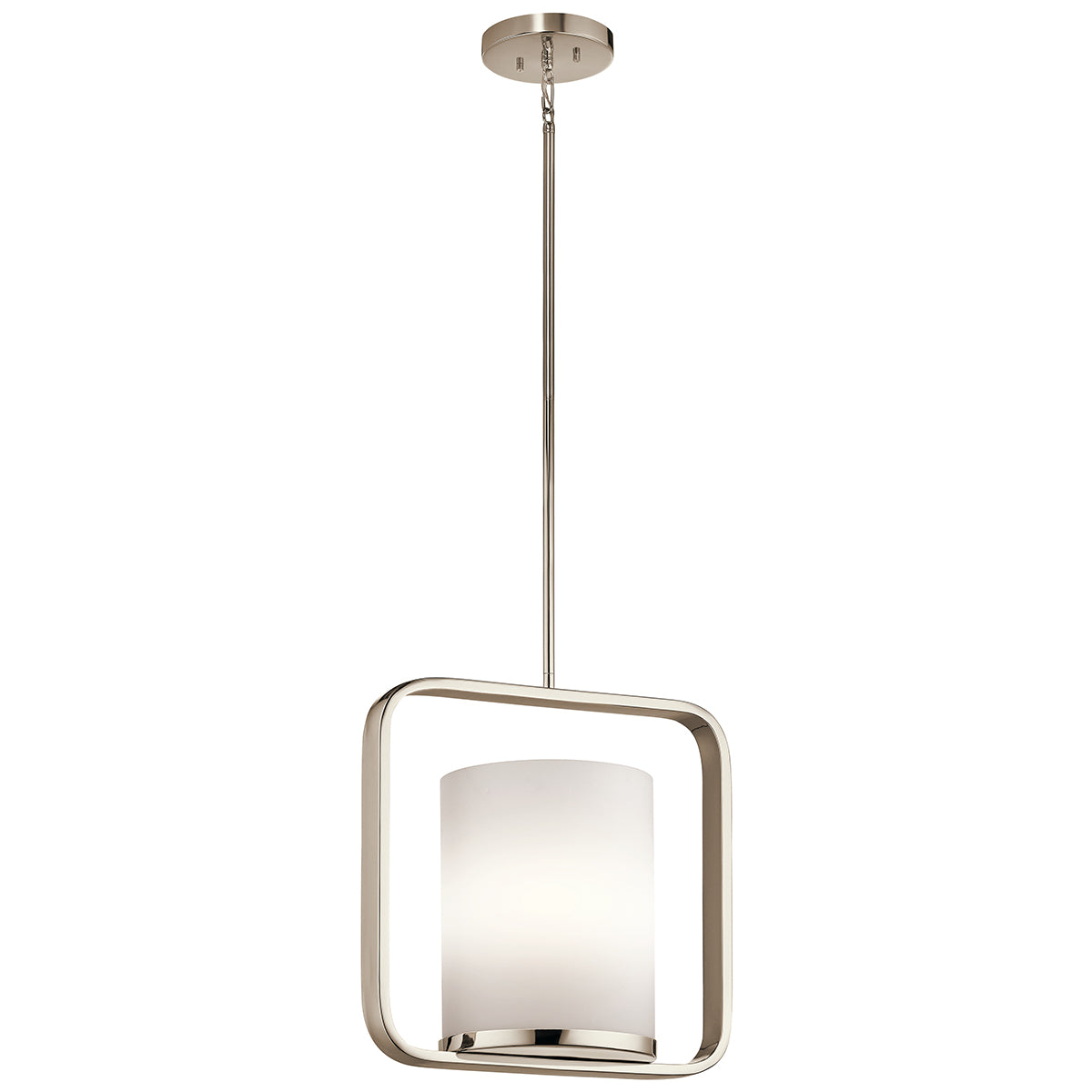 Kichler City Loft Medium Pendant Light in Polished Nickel