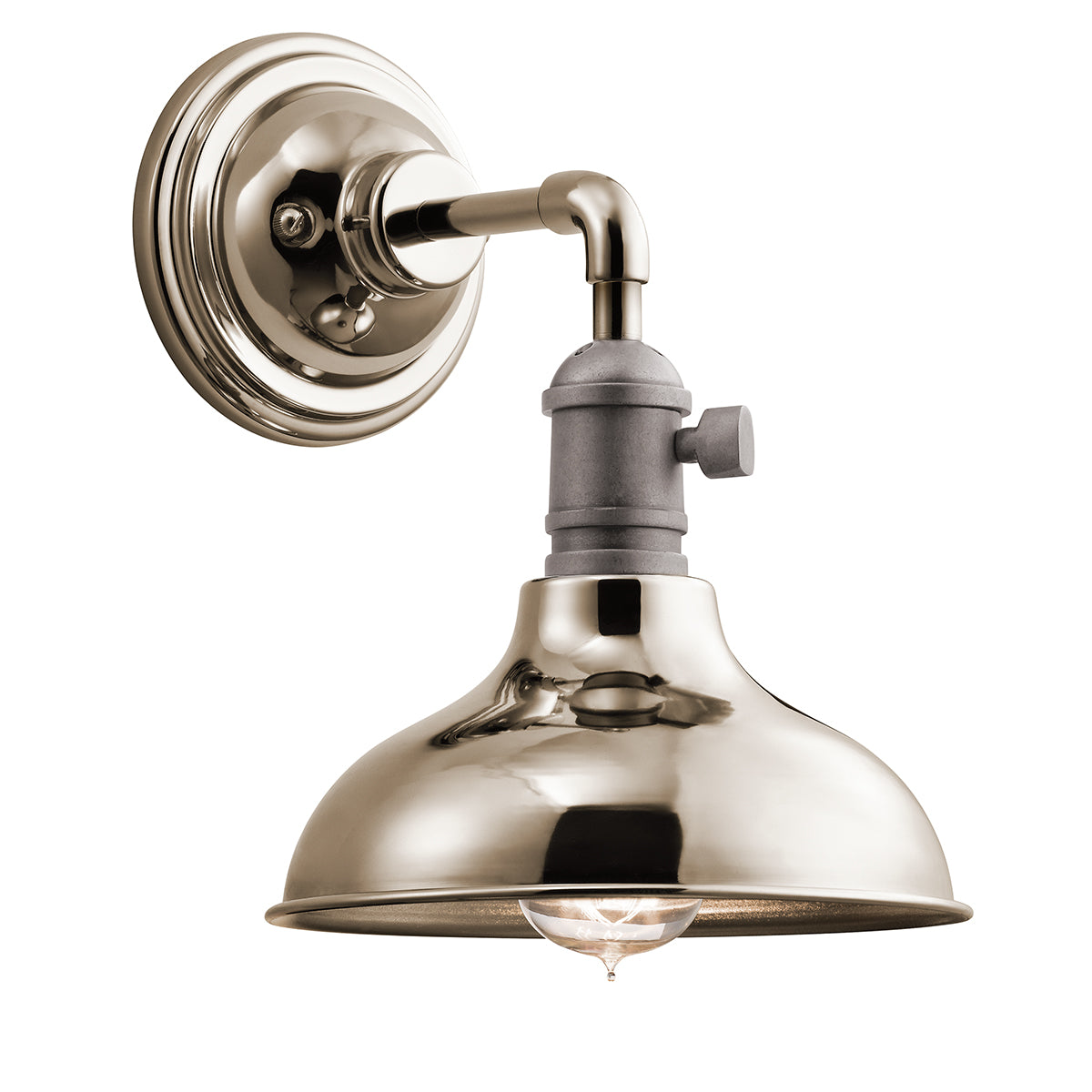 Kichler KL/COBSON1 PN Cobson 1Lt Polished Nickel Wall Light