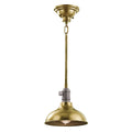 Kichler KL/COBSON MP BR Cobson 1Lt Natural Brass Mini Pendant/Semi-Flush