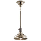 Kichler KL/COBSON/MP PN Cobson 1Lt Polished Nickel Mini Pendant/Semi-Flush