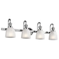 Kichler Cora 4 Light Bathroom Wall Light in Polished Chrome