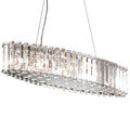 Kichler Crystal Skye 8 Light LED Bar Pendant in Chrome