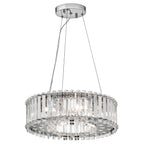 Kichler Crystal Skye 6 Light Pendant Light in Chrome