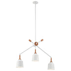 Kichler Danika 3 Light Linear Chandelier in White