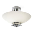 Kichler Hendrik 3 Light Semi Flush Ceiling Light in Polished Chrome