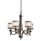 Kichler Lacey 5 Light Pendant Light in Mission Bronze