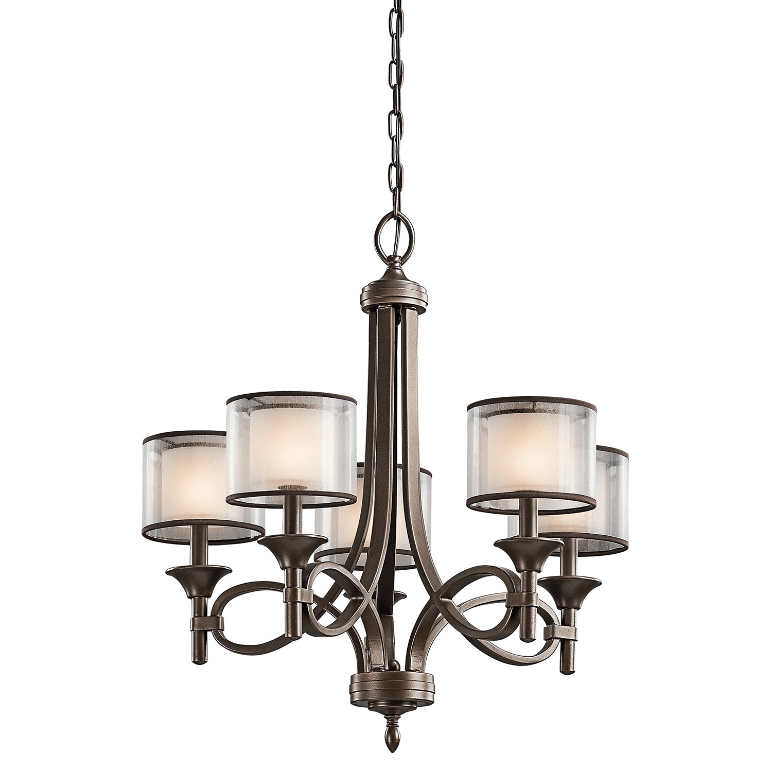 Kichler Lacey 5 Light Pendant Light in Mission Bronze