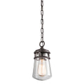 Kichler Lyndon Outdoor Chain Lantern in Architectural Bronze