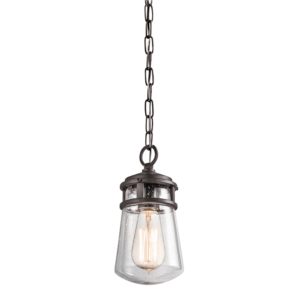 Kichler Lyndon Outdoor Chain Lantern in Architectural Bronze