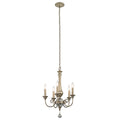 Kichler Rosalie Mini 5 Light Chandelier in Sterling Gold