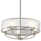 Kichler Saldana 5 Light Ceiling Light in Pewter
