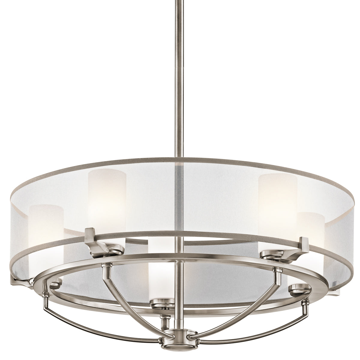 Kichler Saldana 5 Light Ceiling Light in Pewter