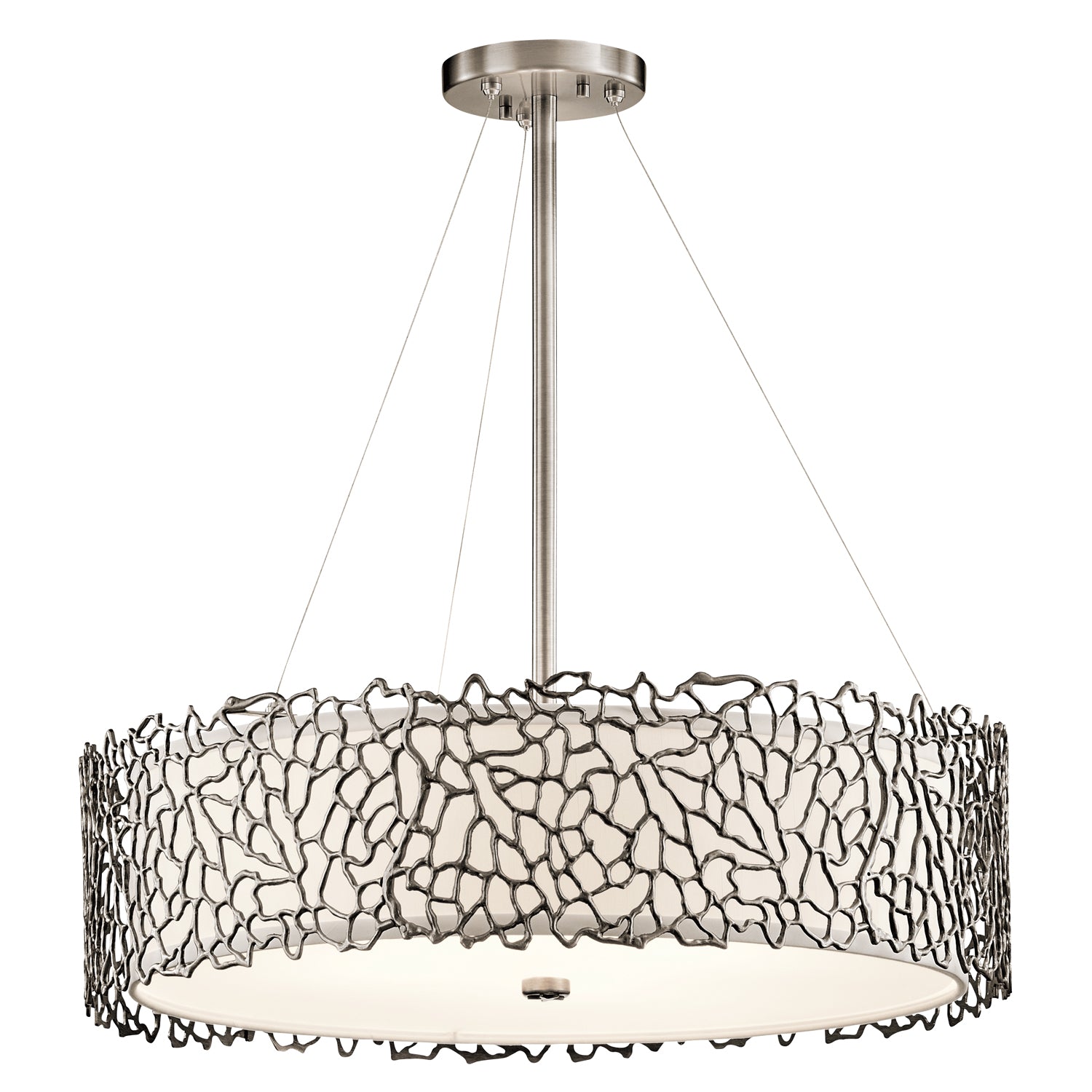 Kichler Silver Coral Pendant Light in Silver