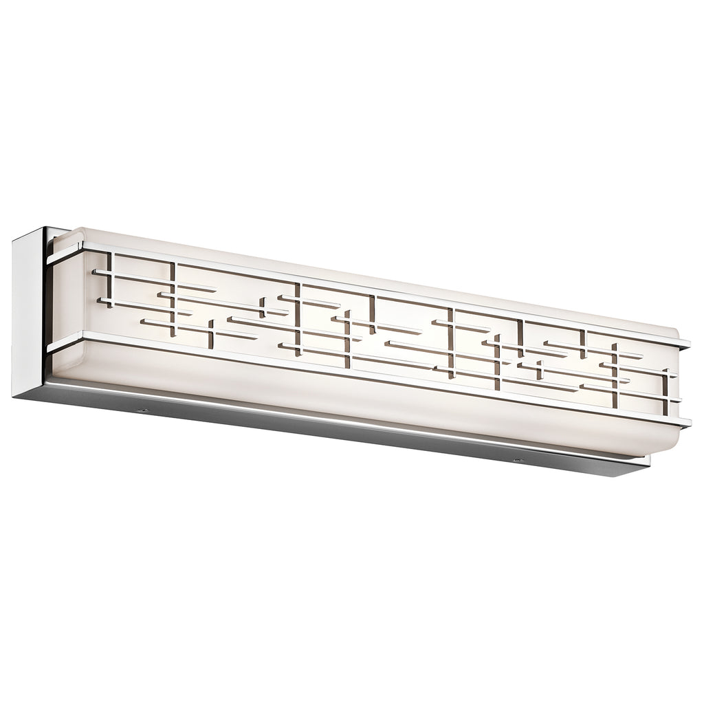 Kichler Zolon Large Linear Bathroom Wall Light Chrome ELS/KL/ZOLON/L BATH