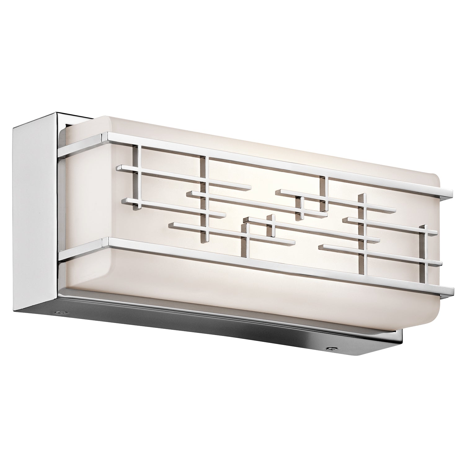 Kichler Zolon Small Linear Bathroom Wall Light Chrome ELS/KL/ZOLON/S BATH