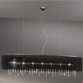 Kolarz 0240.87.5.Bk Paralume Crystal 7 Light Chandelier Chrome Frame