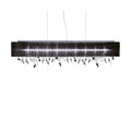 Kolarz 0240.89L.5.Bk.STR JE Paralume Spectra Crystals 9 Light Bar Pendant Chrome Frame