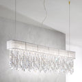 Kolarz 1314.87.3.P1.KpT Prisma Crystal 7 Light Chandelier Gold Frame