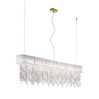 Kolarz 1314.87.3.P1.KpT Prisma Crystal 7 Light Chandelier Gold Frame