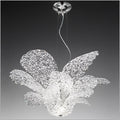 Kolarz Naomi 7 Light Chrome Pendant With Murano Glass 0376.87.5.Vf