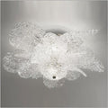 Kolarz Naomi 9 Light Polished Chrome Flush Ceiling Fitting With Murano Glass 0376.19.5.Vf