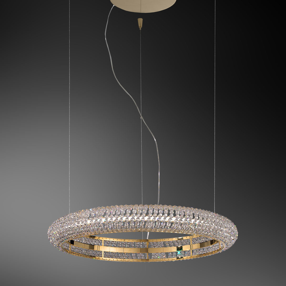 Kolarz Nobile 1 Light Ceiling Pendant 24 Carat Gold 6004.30130.530