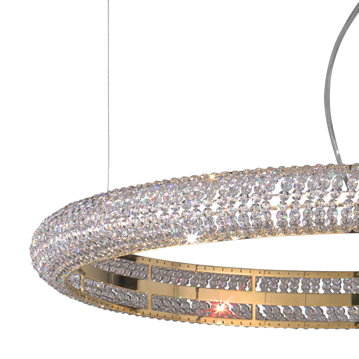 Kolarz Nobile 1 Light Ceiling Pendant 24 Carat Gold 6004.30230.530