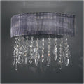 Kolarz Paralume 2 Light Wall Light 0240.62.5.BK Polished Chrome