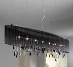 Kolarz Paralume 7 Light Pendant 0240.87.5.Bk.STR.JET