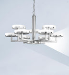 Kolarz Solis 10 Light Ceiling Chandelier Silver Leaf 6020.81050