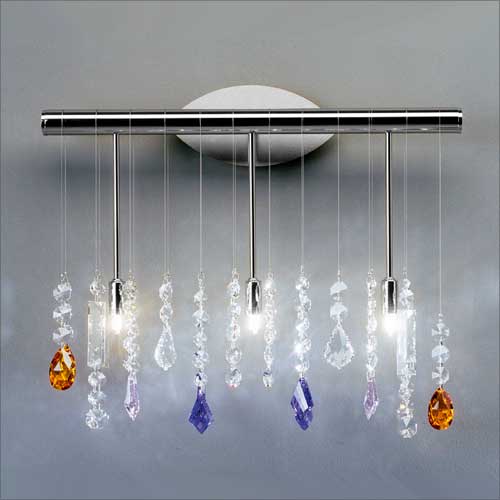 Kolarz Stretta 3 Light Wall Light With Crystal Options 104.63.5